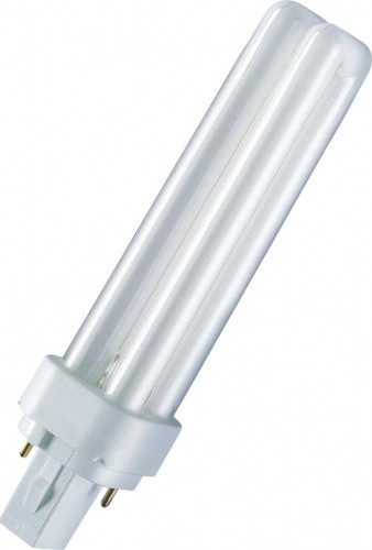 Лампа люминесцентная Osram CFL DULUX компактная неинтегрированная d 13w/840 g24d-1 10x1 4050300010625