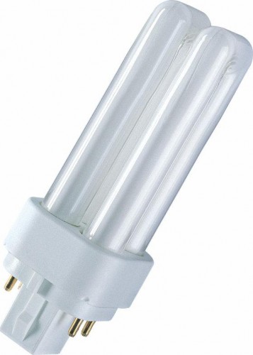 Лампа люминесцентная Osram CFL DULUX компактная неинтегрированная d/e 26w/827 g24q-3 10 4050300012230 - изображение 3