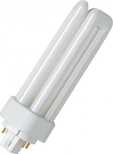 Лампа люминесцентная Osram CFL DULUX компактная неинтегрированная t/e 26w/840 plus gx24 4050300342283