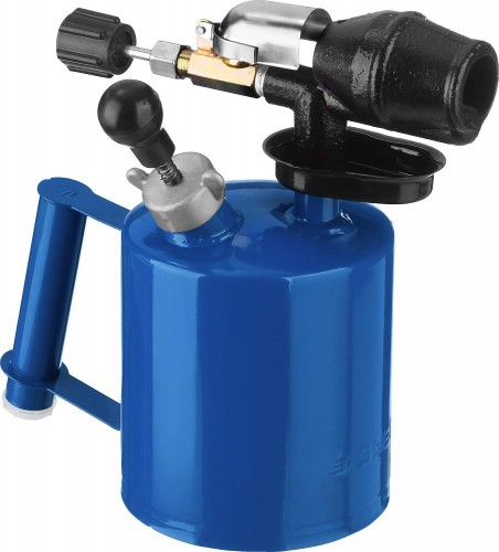 Лампа паяльная ЗУБР Профессионал САМОТЛОР с чугунным эжектором, 1,5 л 40650-1.5_z02 - изображение 3