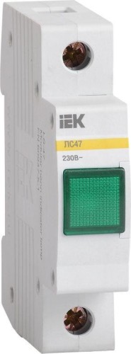 Лампа сигнальная IEK KARAT ЛС-47 зел.  MLS10-230-K06