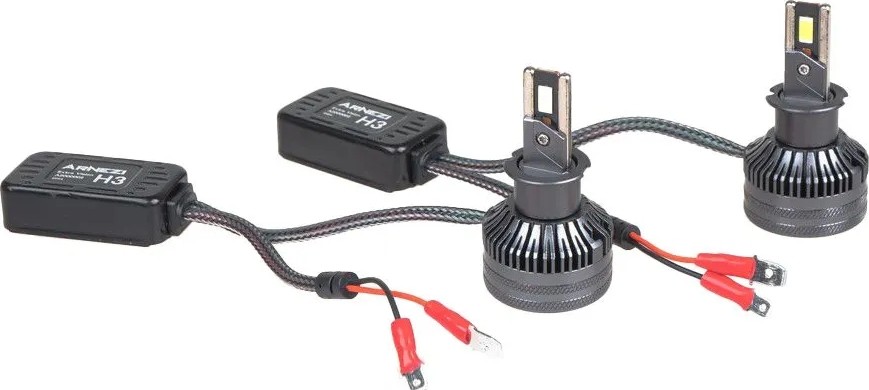 Лампа светодиодная ARNEZI 12/24V H3 65W 4900lm PK22s 6000K Extra Vision LED 2 шт. DUOBOX IP68 A2000002 - изображение 5