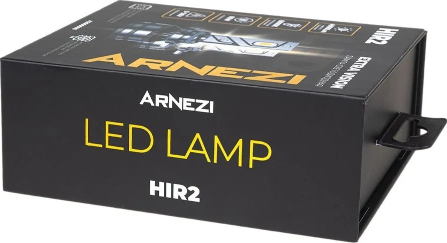 Лампа светодиодная ARNEZI 12/24V HIR2 65W 4900lm PX20d 6000K Extra Vision LED 2 шт. DUOBOX IP68 A2000008 - изображение 4
