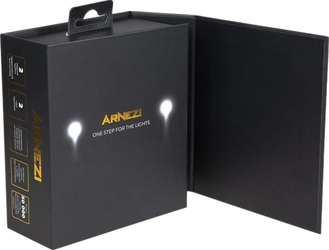 Лампа светодиодная ARNEZI 12/24V HB3 65W 4900lm P20d 6000K Extra Vision LED 2 шт. DUOBOX IP68 A2000006 - изображение 3