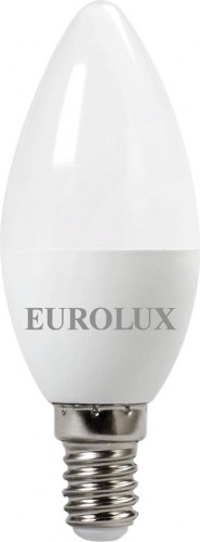 Лампа светодиодная EUROLUX C37 LL-E-C37-5W-230-4K-E14 76/2/3