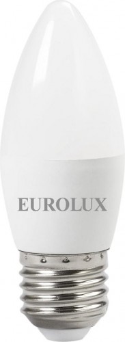 Лампа светодиодная EUROLUX C37 LL-E-C37-6W-230-2,7K-E27 76/2/9