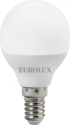 Лампа светодиодная EUROLUX G45 LL-E-G45-7W-230-2,7K-E14 76/2/5