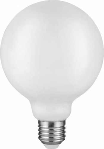 Лампа светодиодная филаментная GAUSS G125 filament 10w 1100lm 4100к е27 milky диммируемая le 187202210-D
