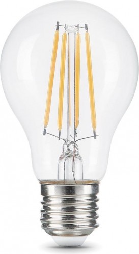Лампа светодиодная филаментная GAUSS A60 filament а60 12w 1200lm 2700к е27 led 102902112