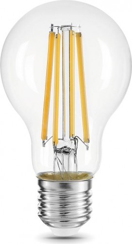 Лампа светодиодная филаментная GAUSS A60 filament а60 15w 1450lm 4100к е27 led 102902215