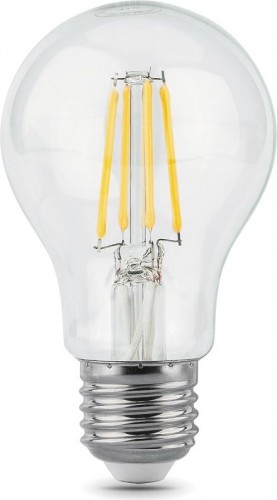 Лампа светодиодная филаментная GAUSS A60 filament а60 10w 970lm 4100к е27 led 102802210
