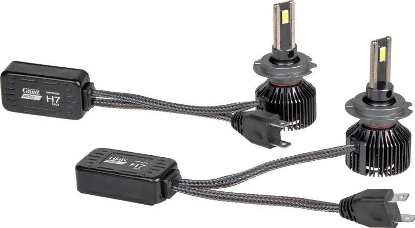 Лампа светодиодная GANZ 12/24V H7/H18 55W 4000lm 6000K 2 шт. DUOBOX IP68 GIP06360 - изображение 3