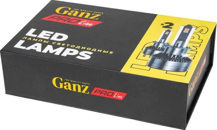 Лампа светодиодная GANZ 12/24V H1 55W 4000lm 6000K 2 шт. DUOBOX IP68 GIP06357 - изображение 3