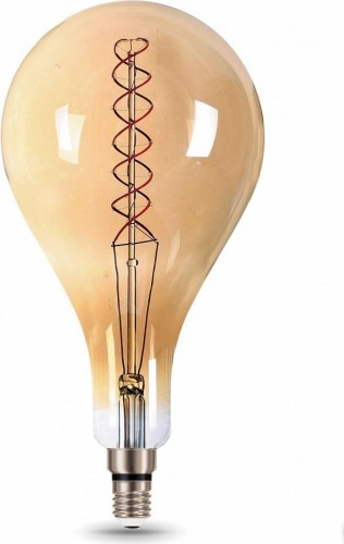 Лампа светодиодная GAUSS А160 filament 8w 620lm 2400к е27 golden flexible led 150802008