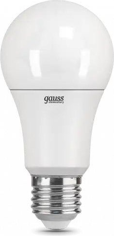 Лампа светодиодная GAUSS A60 elementary a60 10w 950lm 6500k е27 led 23230