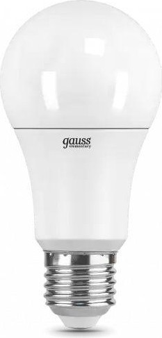 Лампа светодиодная GAUSS A60 elementary a60 12w 1170lm 6500k e27 led 23232