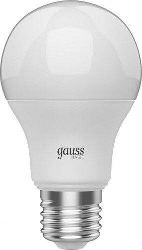 Лампа светодиодная GAUSS A60 basic 9,5w 820lm 4100k e27 led 1023220