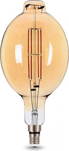 Лампа светодиодная GAUSS BT180 filament 8w 780lm 2400к е27 golden straight led 151802008