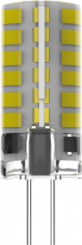 Лампа светодиодная GAUSS Elementary G4 AC180-240V 5W 400lm 3000K силикон 18015
