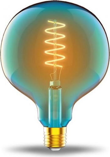 Лампа светодиодная GAUSS G125 filament 5w 190lm 1800к е27 sky blue flexible led 1013802105
