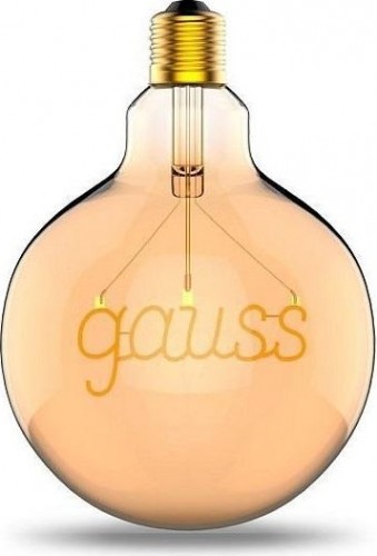 Лампа светодиодная GAUSS G125 filament 2,5w 200lm 2000к е27 golden led 175802003