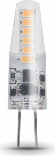 Лампа светодиодная GAUSS G4 g4 ac220-240v 2w 200lm 4100k силикон led 107707202
