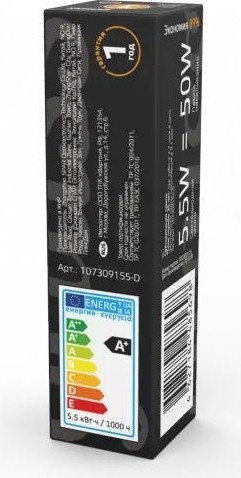 Лампа светодиодная GAUSS G9 g9 ac185-265v 5,5w 550lm 3000k керамика диммируема 107309155-D - изображение 4