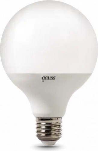 Лампа светодиодная GAUSS G95 g95 16w 1400lm 6500k e27 led 105102316