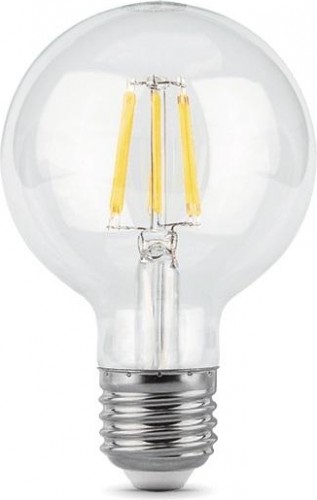 Лампа светодиодная GAUSS G95 filament g95 6w 630lm 2700к е27 led 105802106