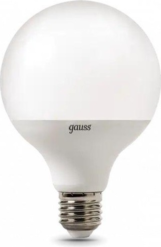 Лампа светодиодная GAUSS G95 g95 16w 1480lm 3000k e27 led 105102116