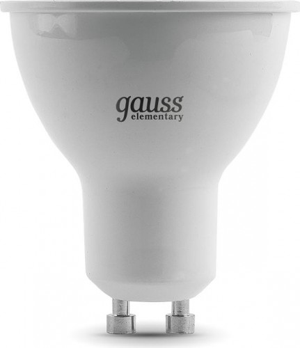 Лампа светодиодная GAUSS MR16 elementary 5.5w 450lm 4100к gu10 led 13626