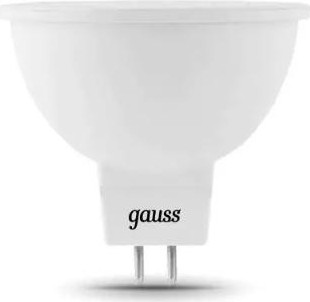 Лампа светодиодная GAUSS MR16 7w 600lm 3000k gu5.3 led 101505107