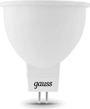 Лампа светодиодная GAUSS MR16 5w 500lm 3000k gu5.3 диммируемая led 101505105-D - изображение 2