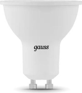 Лампа светодиодная GAUSS MR16 5w 500lm 3000k gu10 led 101506105