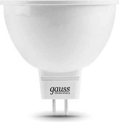 Лампа светодиодная GAUSS MR16 elementary 9w 640lm 3000k gu5.3 led 13519