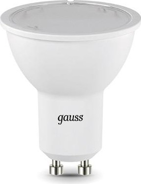 Лампа светодиодная GAUSS MR16 5w 530lm 4100k gu10 диммируемая led 101506205-D