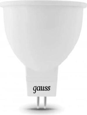 Лампа светодиодная GAUSS MR16 5w 530lm 4100k gu5.3 диммируемая led 101505205-D