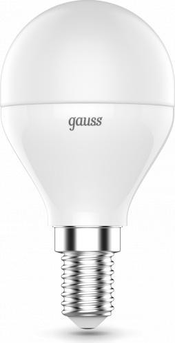 Лампа светодиодная GAUSS Шар шар 6w e14 rgbw+димирование led 105101406
