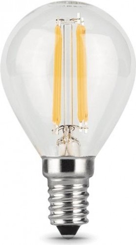 Лампа светодиодная GAUSS Шар filament шар 7w 550lm 2700к е14 led 105801107