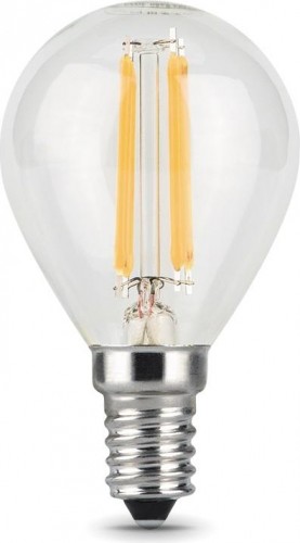 Лампа светодиодная GAUSS Шар filament шар 9w 680lm 2700к е14 led 105801109