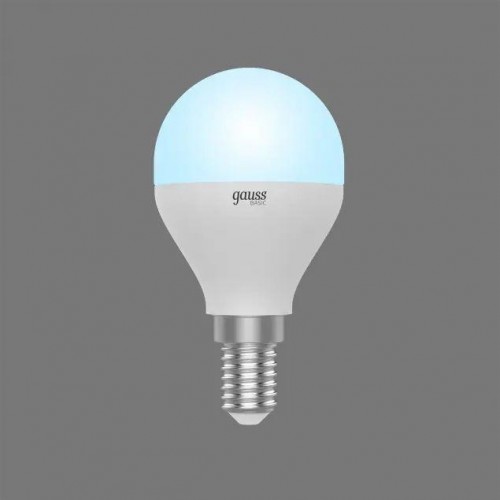Лампа светодиодная GAUSS Шар basic 7,5w 690lm 4100k e14 led 1053128 - изображение 4