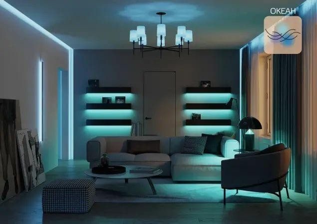 Лампа светодиодная GAUSS Smart home с37 5w 470lm 2700-6500к е14 rgbw диммируемая led 1190112 - изображение 5