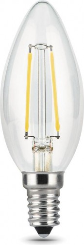 Лампа светодиодная GAUSS Свеча filament 11w 810lm 2700к е14 led 103801111
