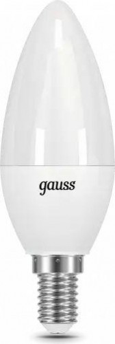 Лампа светодиодная GAUSS Свеча 6.5w 550lm 4100к e14 led 103101207