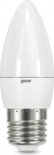 Лампа светодиодная GAUSS Свеча 9.5w 890lm 3000к e27 led 103102110