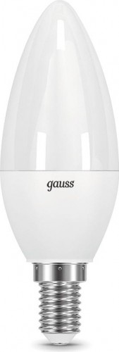 Лампа светодиодная GAUSS Свеча 9.5w 890lm 3000к e14 led 103101110