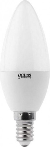 Лампа светодиодная GAUSS Свеча elementary 10w 750lm 6500k e27 led 30230