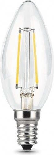 Лампа светодиодная GAUSS Свеча filament 7w 580lm 4100к е14 led 103801207