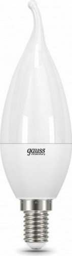 Лампа светодиодная GAUSS Свеча elementary на ветру 6w 420lm 3000k е14 led 34116