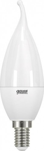 Лампа светодиодная GAUSS Свеча elementary на ветру 8w 540lm 4100k е14 led 34128